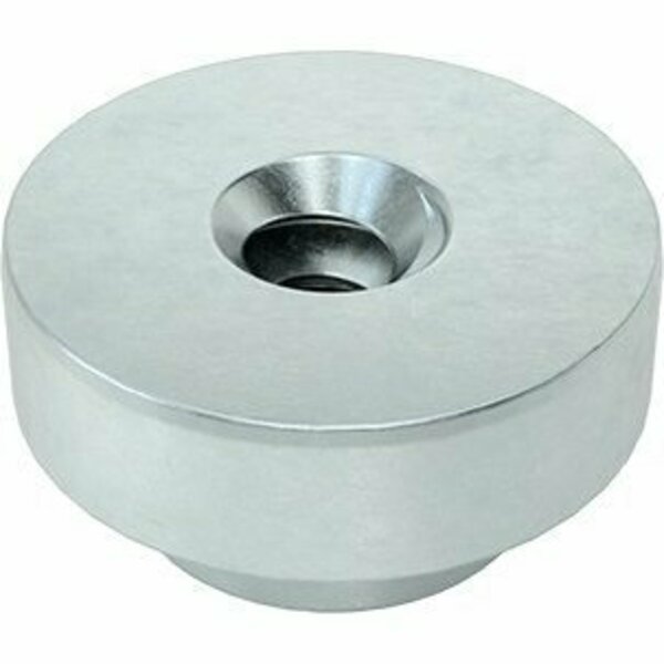 Bsc Preferred Zinc-Plated Steel Press-Fit Nut for Sheet Metal 2-56 Thread for 0.056 Minimum Panel Thickness, 25PK 95185A107